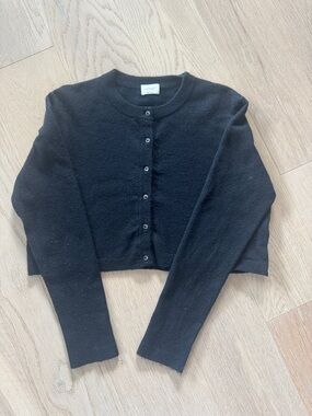 Wilfred Cropped Mixed Blend Cardigan